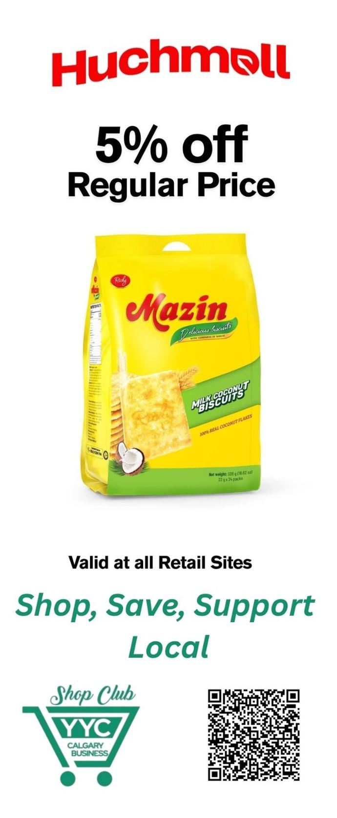 5% Off Retail Biscuit